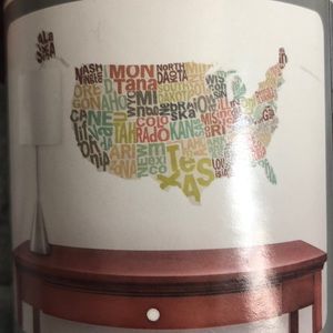 Lot 26 Studio US Map Topography